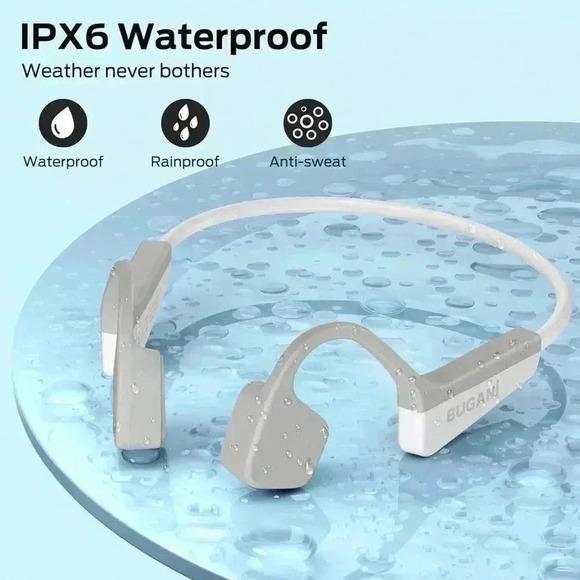 Brand New: BUGANI Bone Conduction Headphones, Bluetooth 5.3 Open Ear Headphones - Picture 8 of 8